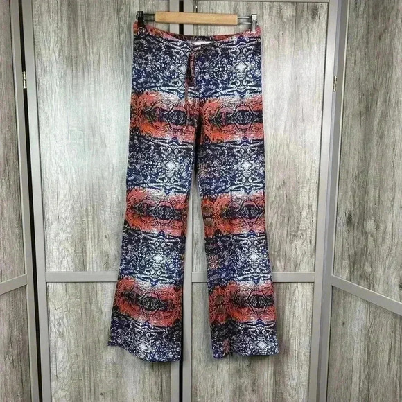 Under The Canopy Pants Small Flare Leg Organic Cotton Hippie Bohemian - Picture 1 of 7